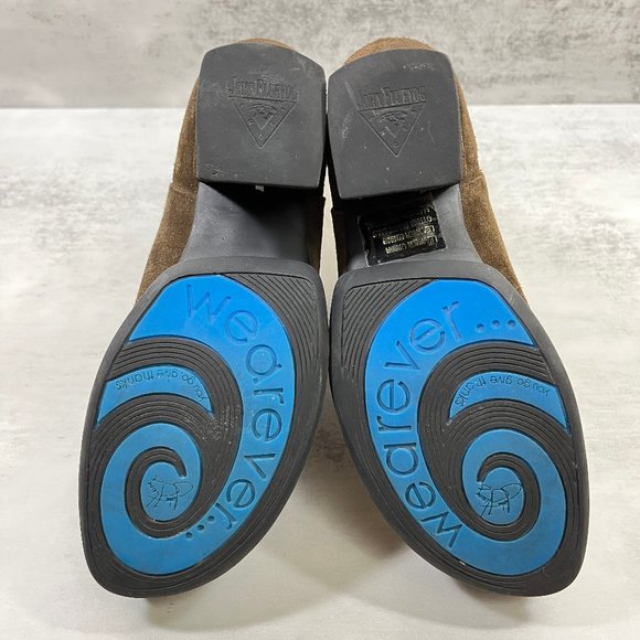 John Fluevog Wearever Thanks Dalu Suede Leather Chelsea Boots - Women's Size 7 - - Picture 8 of 9